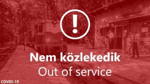 üzemszünetet hirdető tábla